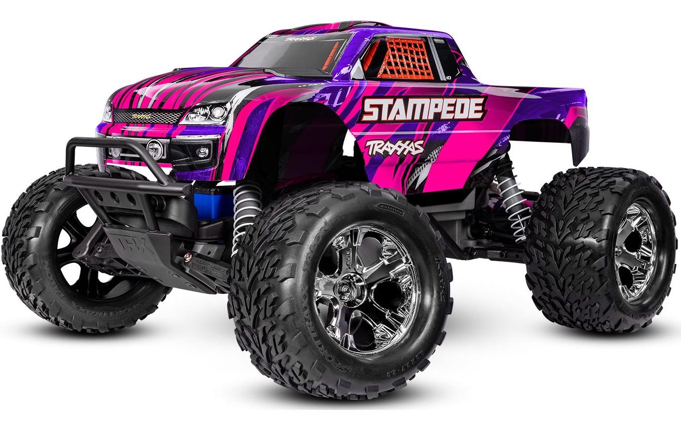 Monster Truck Stampede HD XL-5 2WD Pink, ARTR, 1:10<br>Robuster 2WD Monstertruck mit Titan-Motor