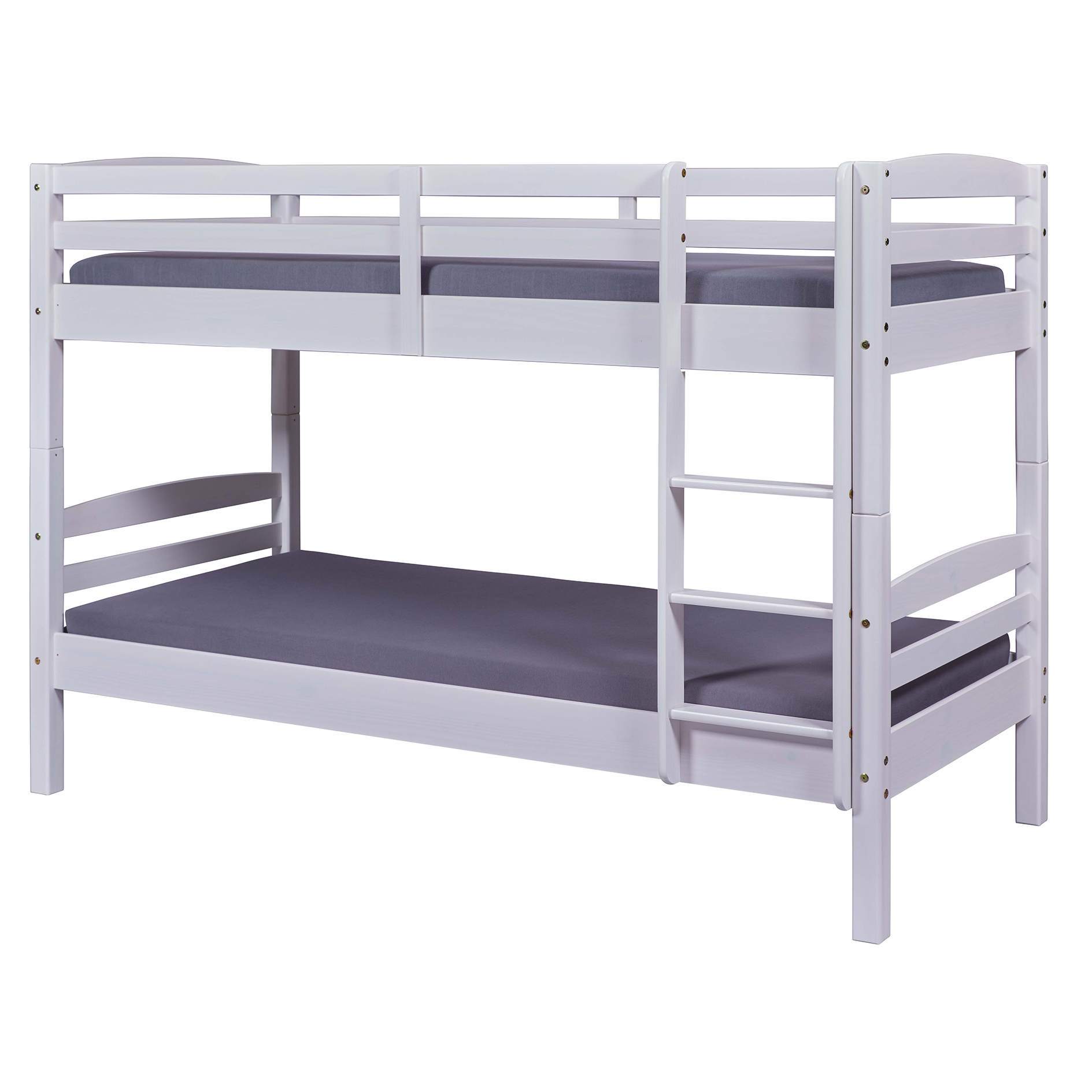 Etagenbett ANNIKA - weiß - 2 Einzelbetten - 2x 90x200 cm