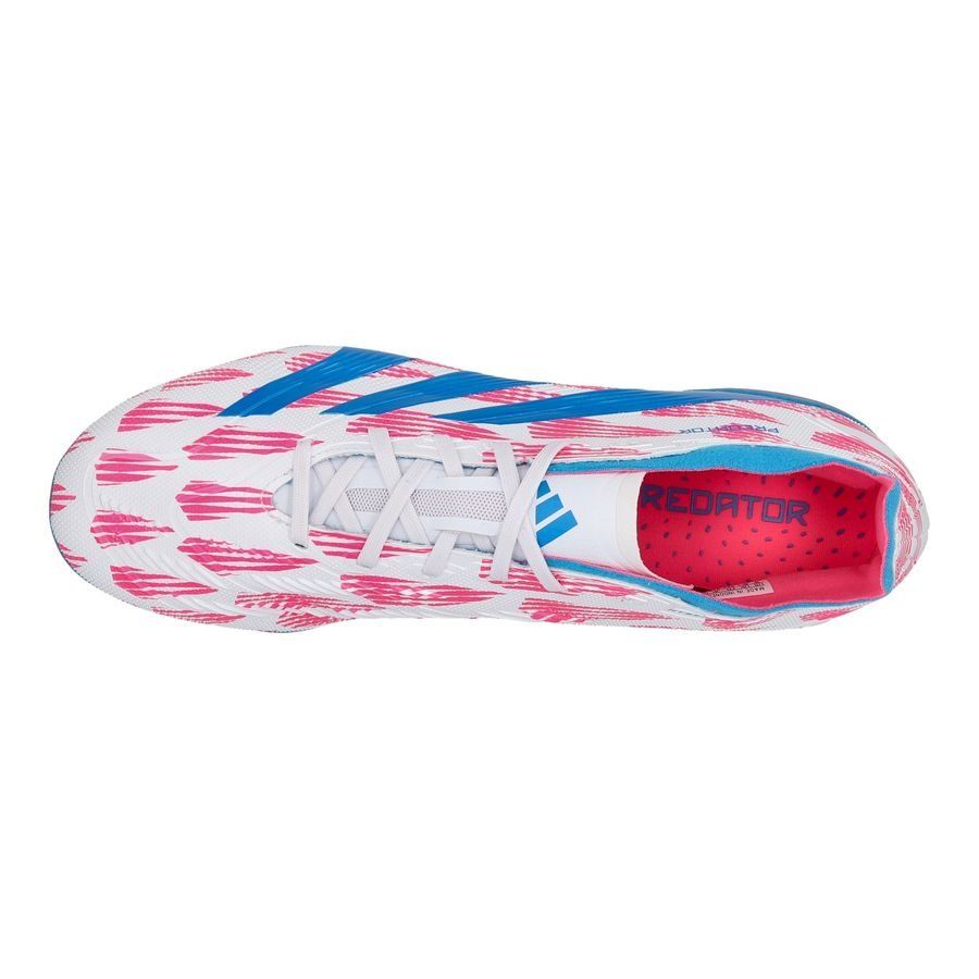 adidas Predator League FG Reemergence - Blanc/Bleu/Rose