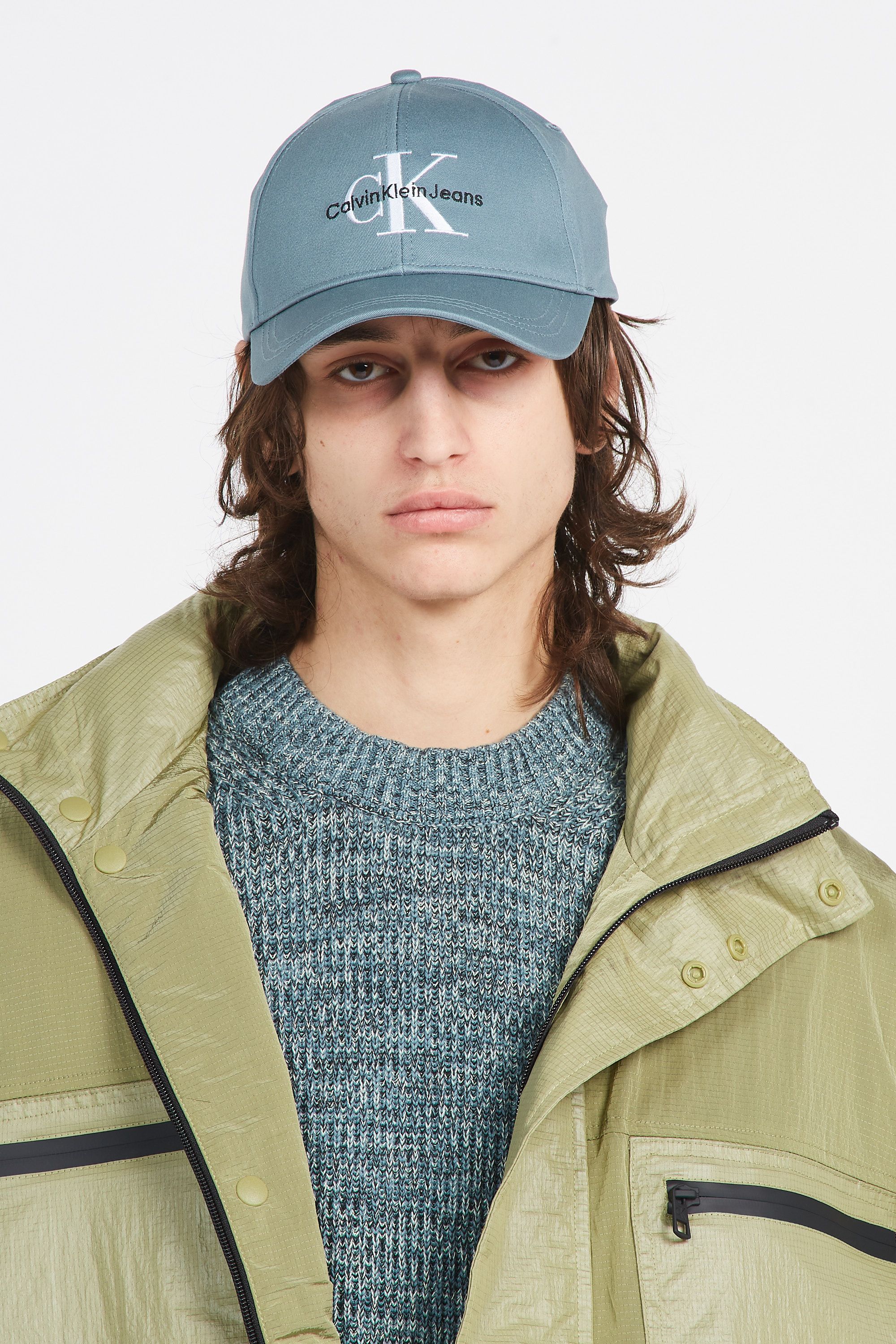 CALVIN KLEIN JEANS Casquette MONOGRAM CAP Bleu