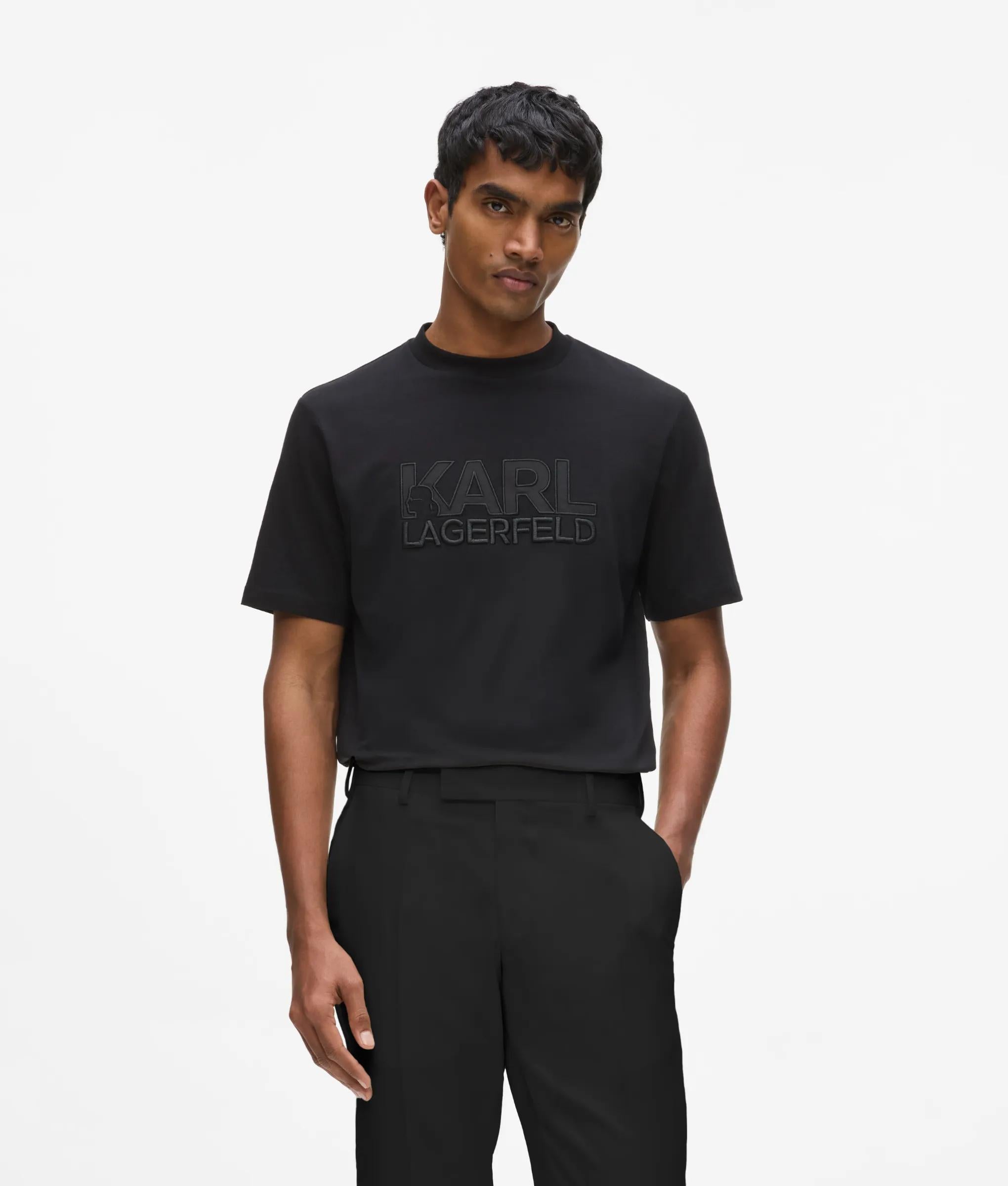 T-shirt met Karl-print