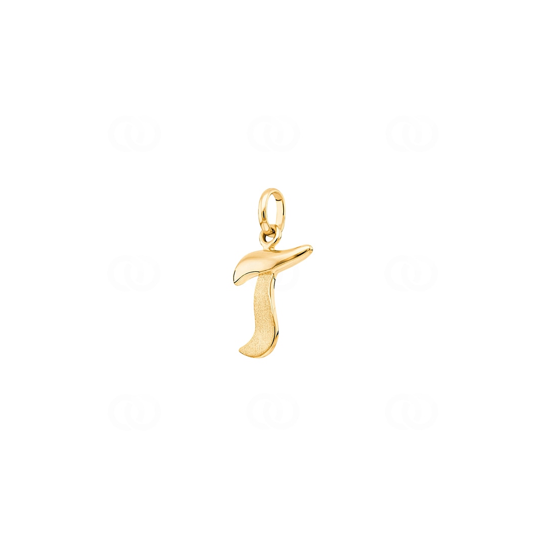 Anhänger 750/18 K Gelbgold Buchstabe T