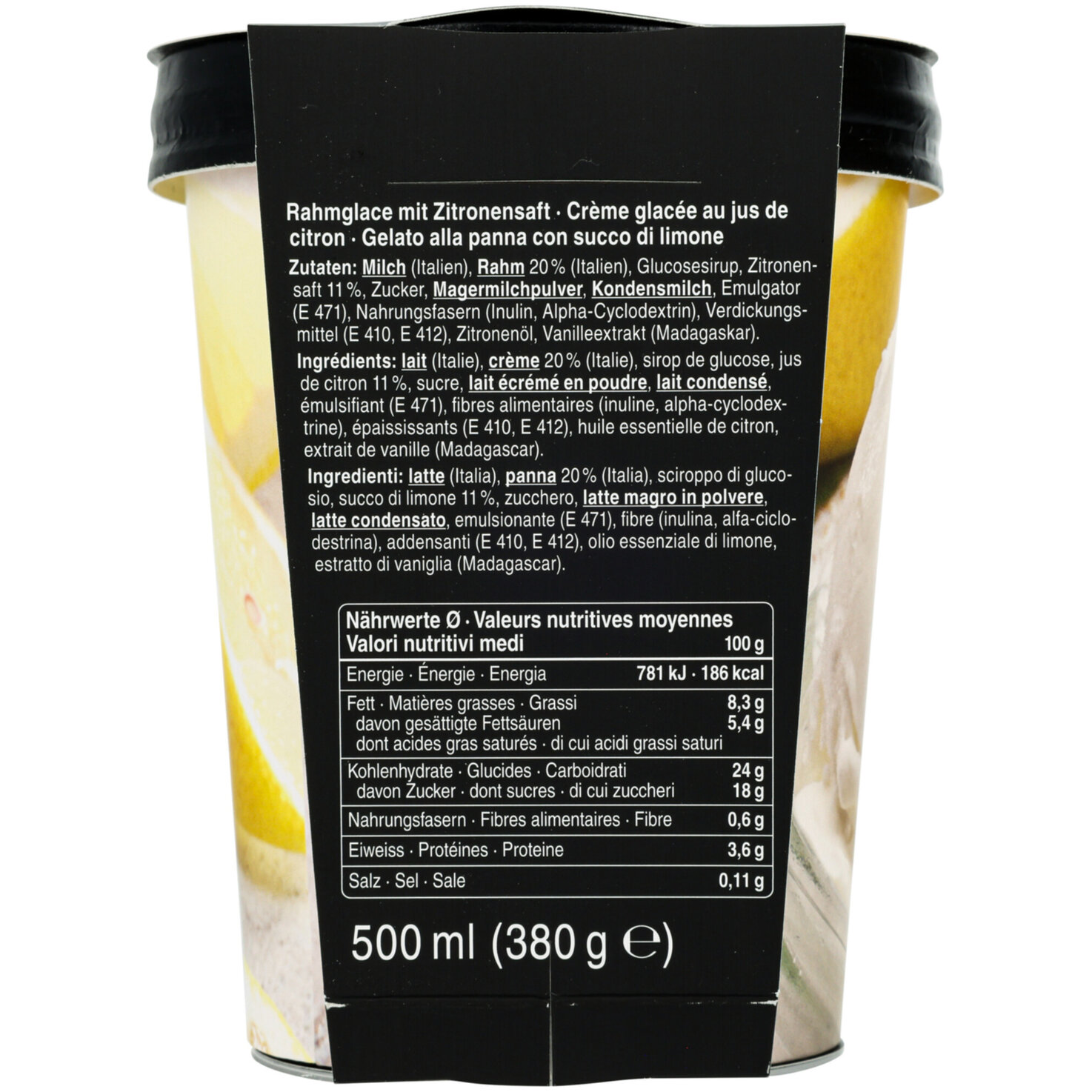 Fine Food Gelato fior di latte Limone