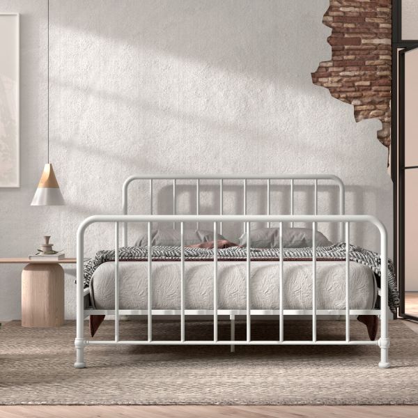 Vipack Bronxx Bed - 160 x 200 cm - Olive Green