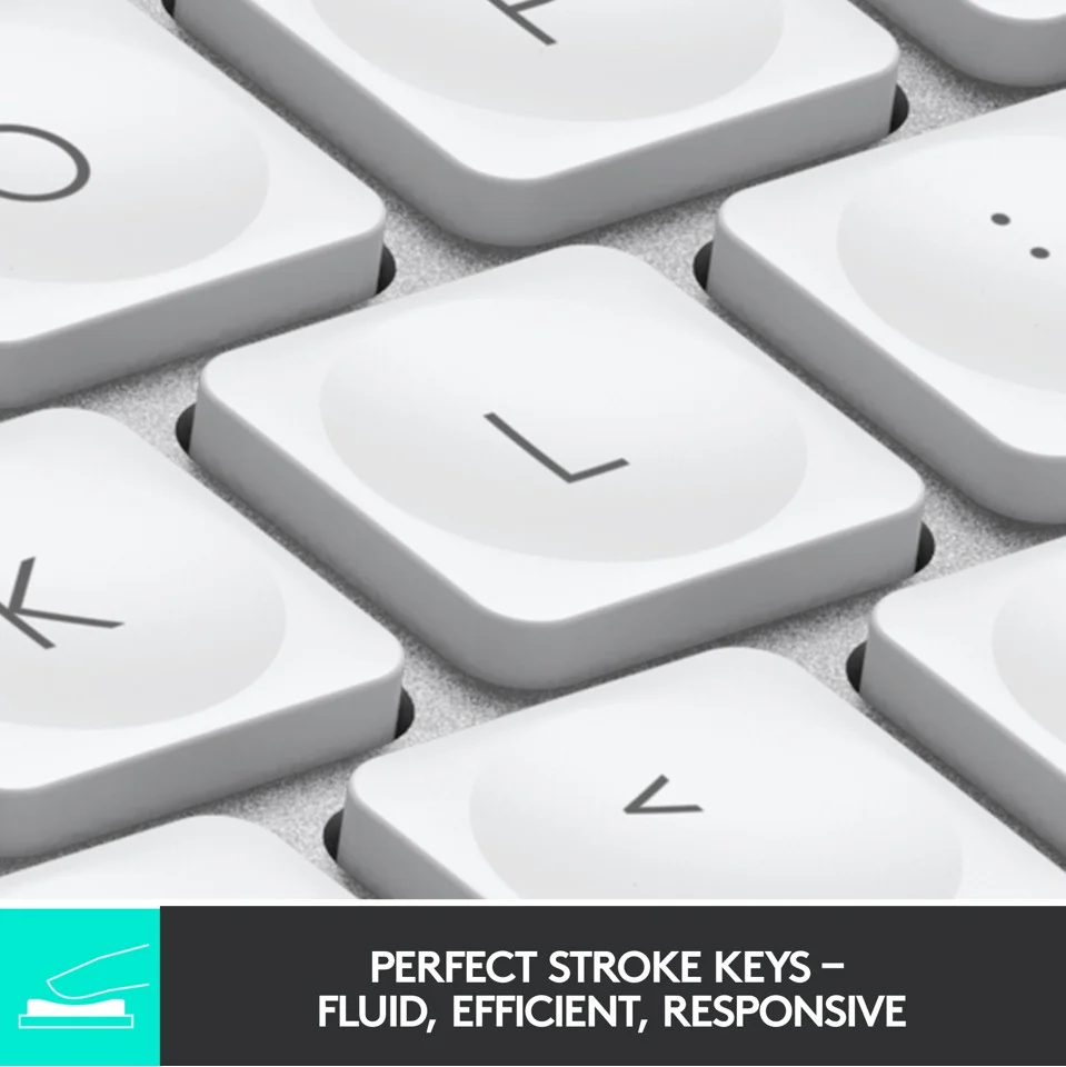 Logitech - MX Keys Mini minimalistisk Trådløs Tastatur - Nordic Layout