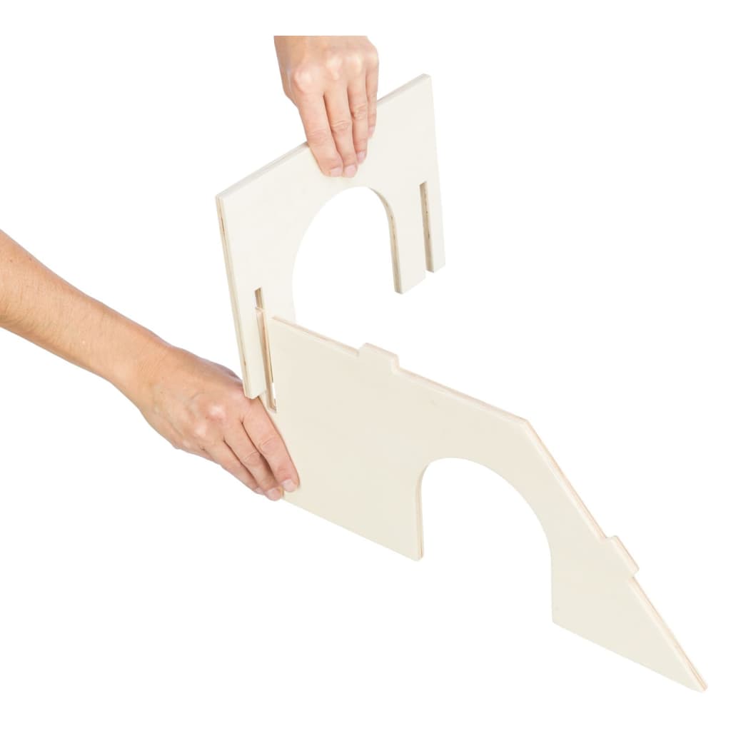 Maison pour rongeurs bent 40x18x23 cm bois