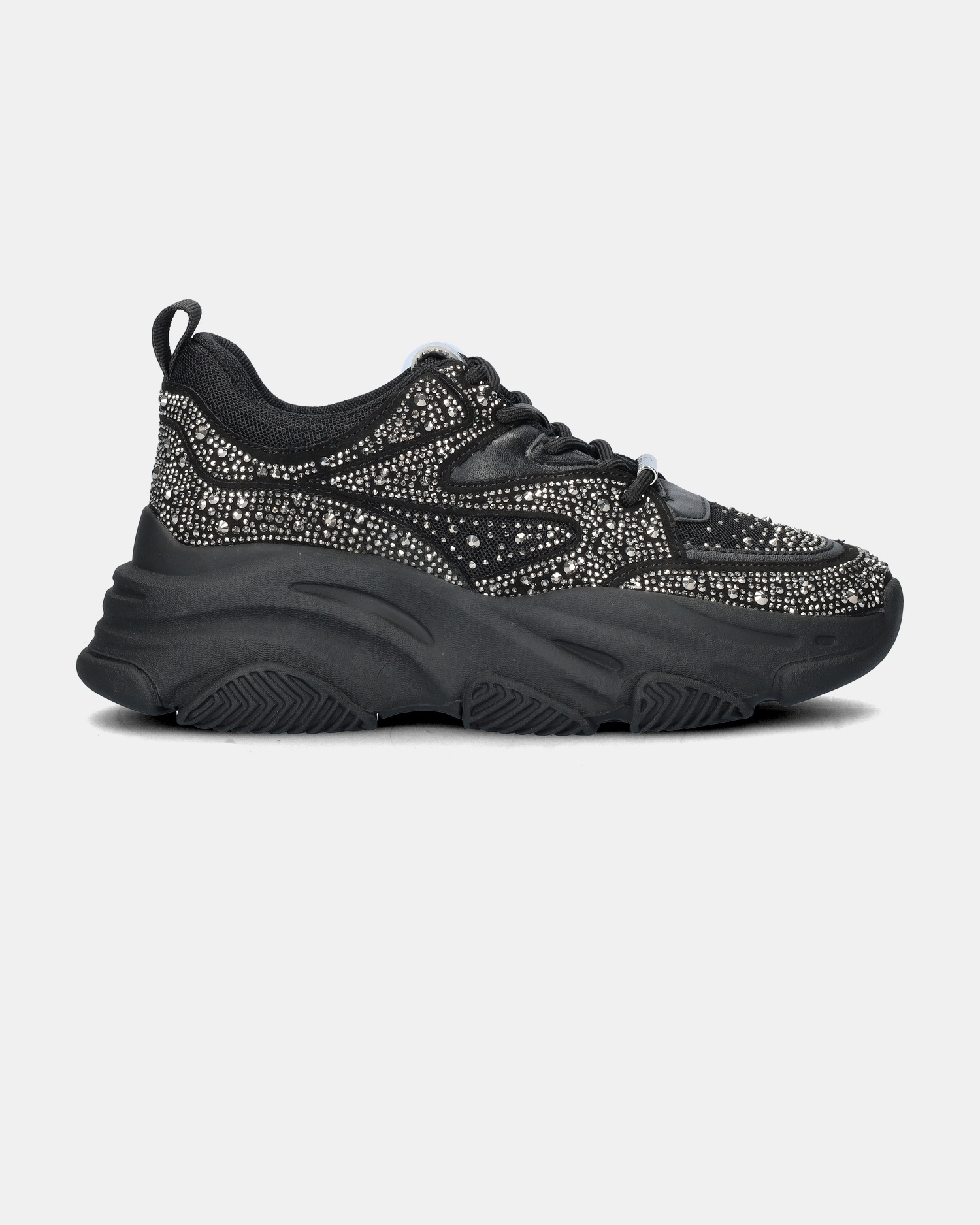 Steve Madden Privy Dad Sneakers  - zwart