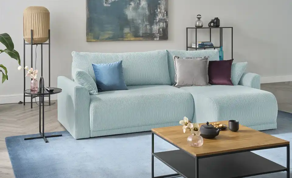 Ecksofa Malyn Mintgrün rechts