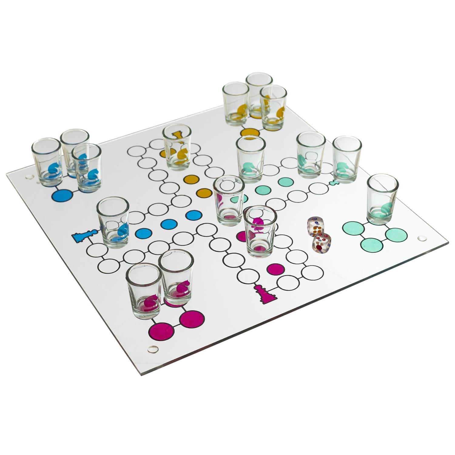 JEU A BOIRE PETITS CHEVAUX VERRE