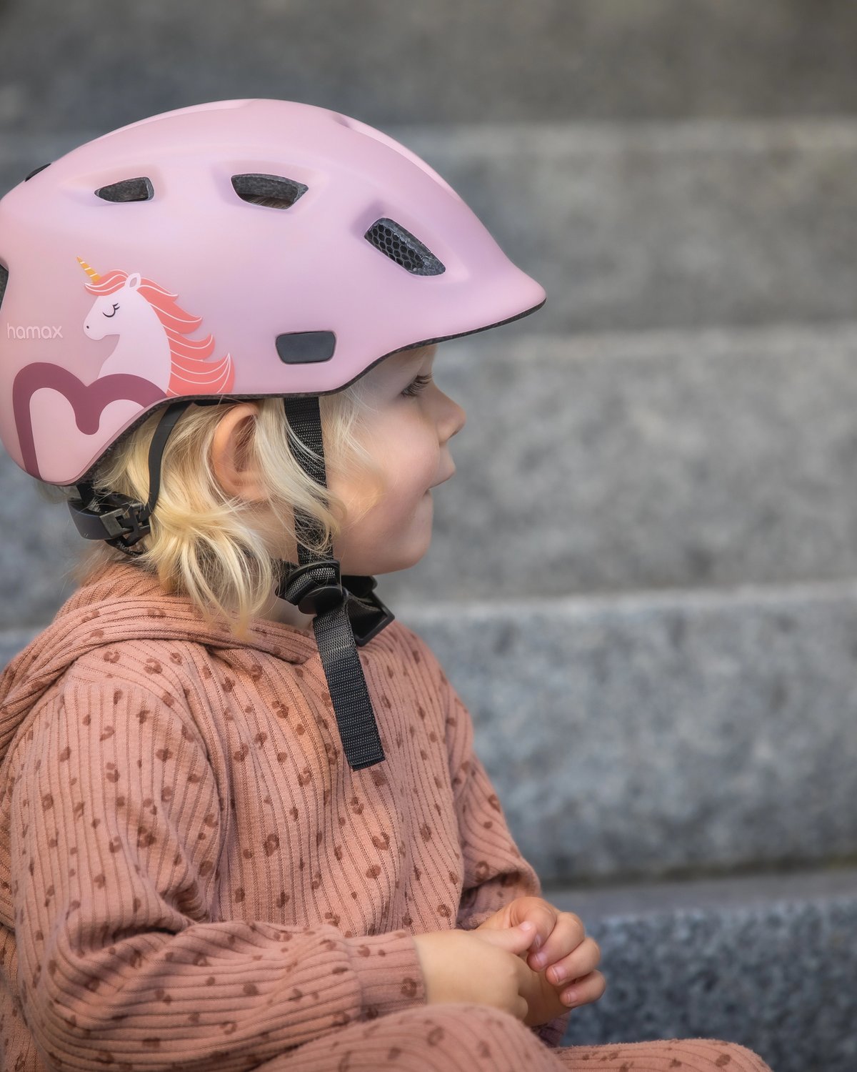 Hjelm Hamax, Barn 1-4 år – Justerbar Hjelm m/ Magnetisk Lås | Thundercap