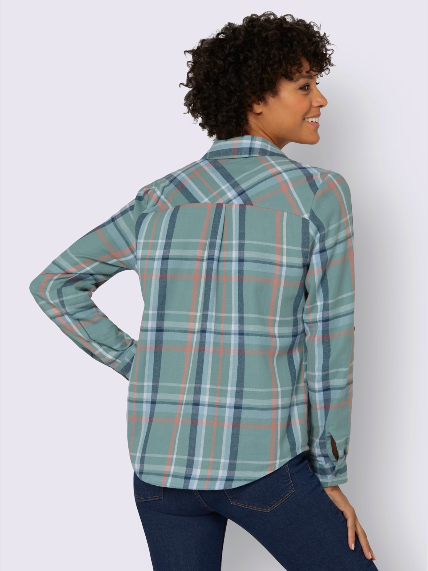 Chemisier en flanelle pur coton