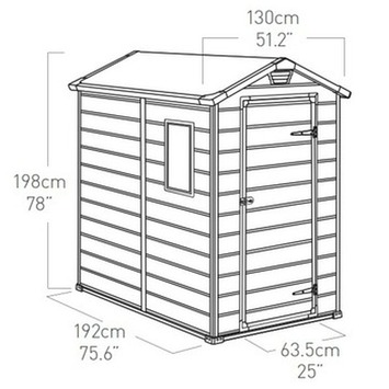 Keter Manor 46 tuinhuis