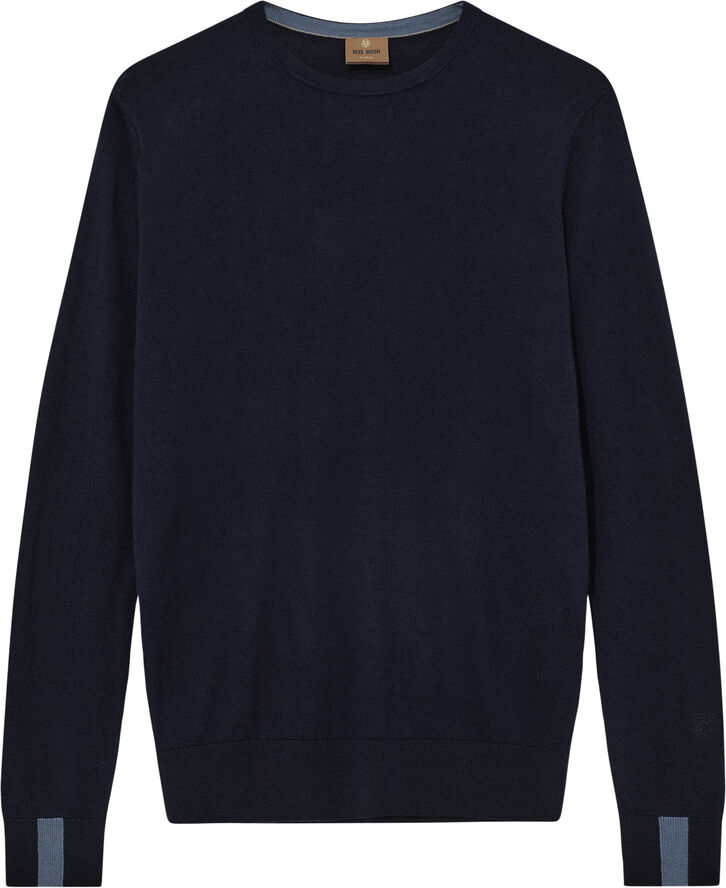 Mos Mosh Gallery MMGAdam Soft Knit Navy