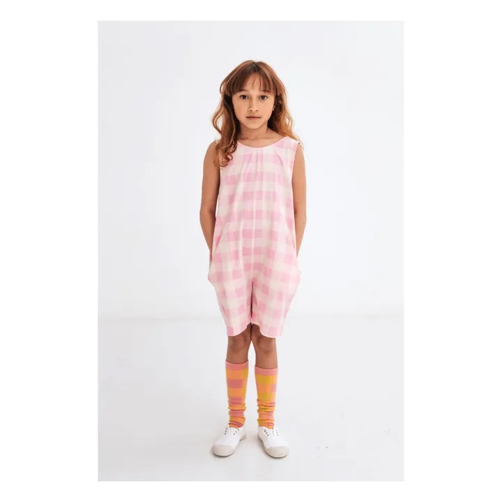 Repose AMS Combishort Coton Bio Carreaux | Rose