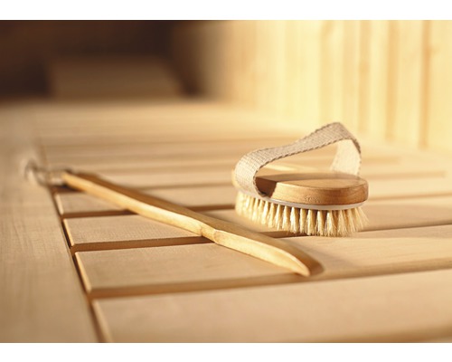 Weka 2-delige sauna-massageborstelset
