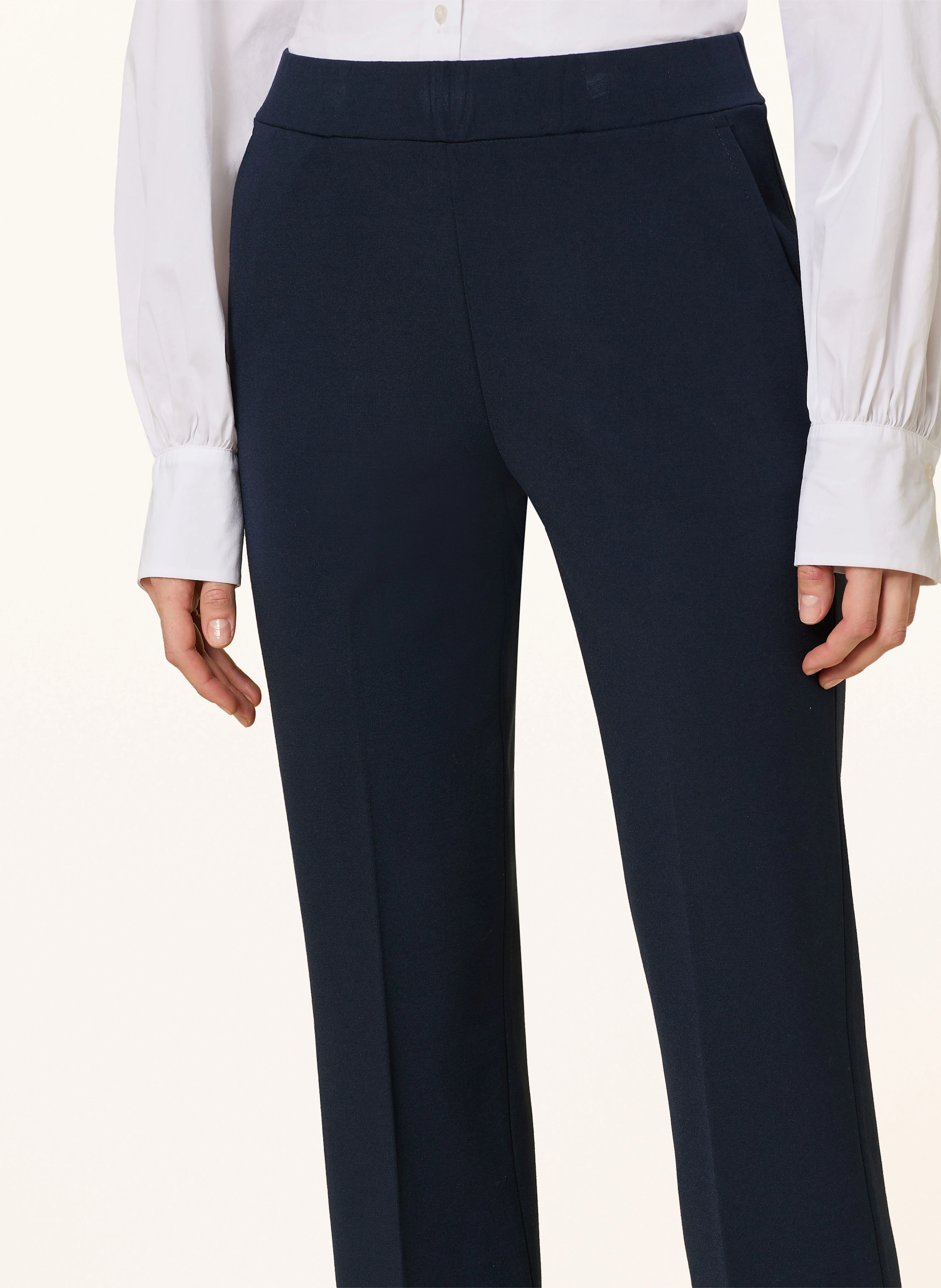 SEM PER LEI Bootcut-Hose aus Jersey