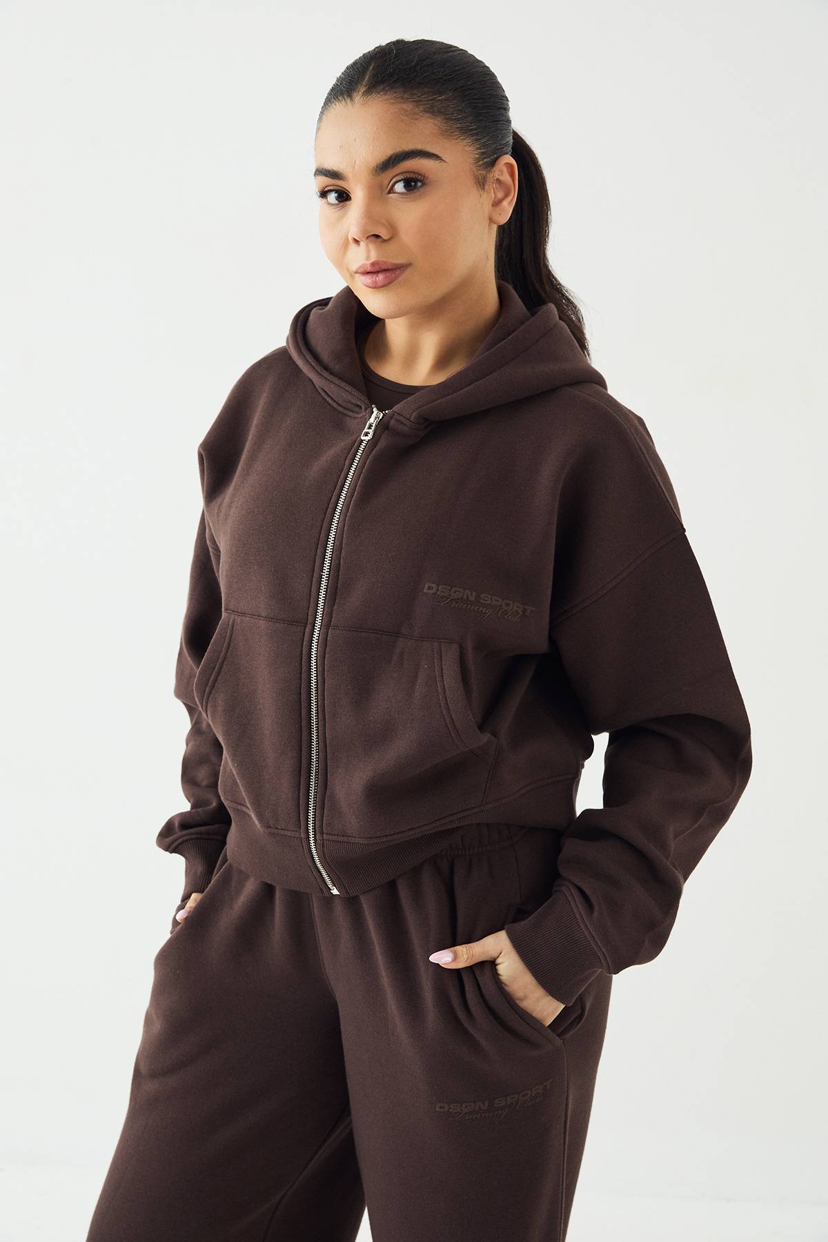 Sweat à Casynthétiqueche Zippé DSGN Studio Sport Training Club