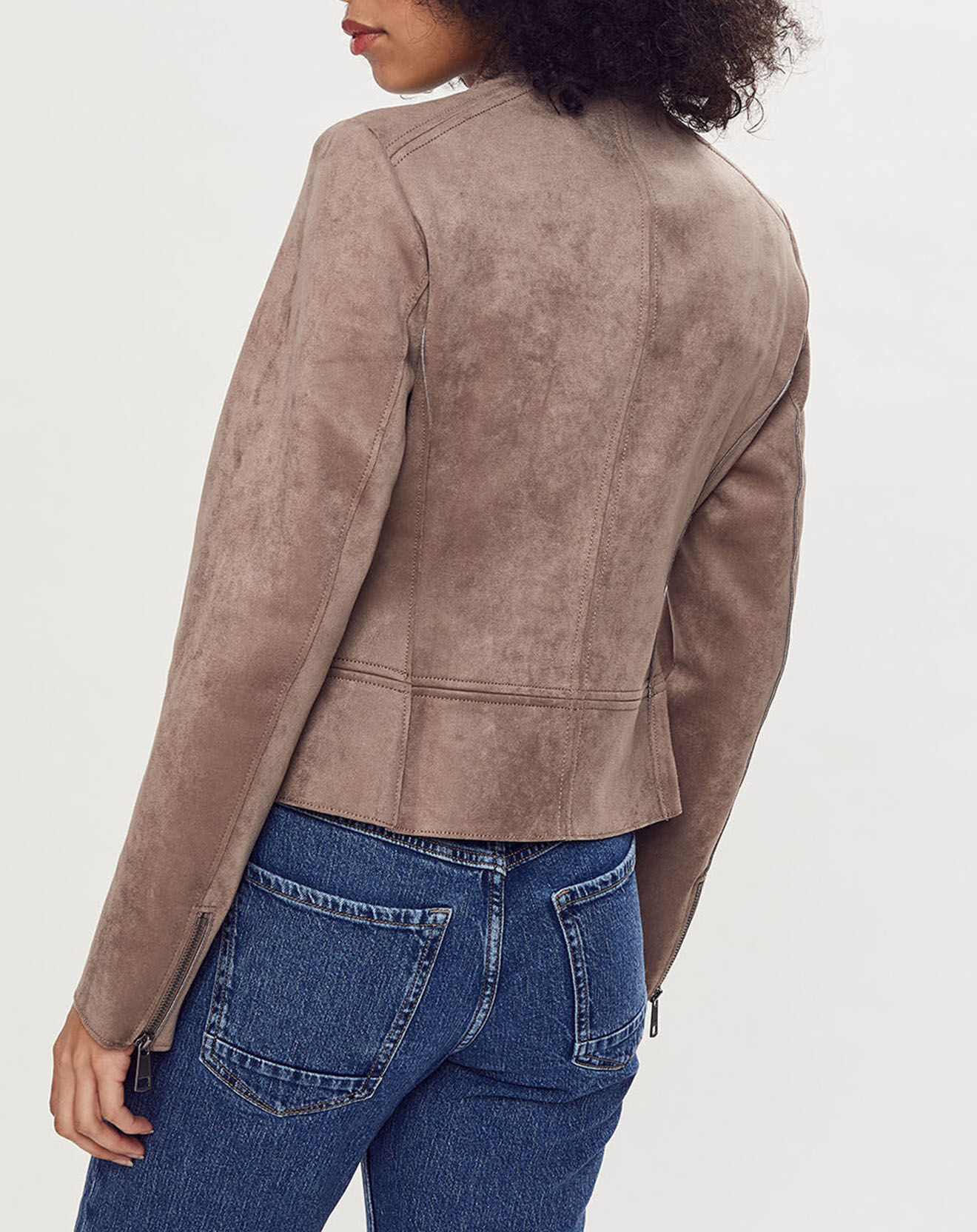 Esprit Perfecto en suédine beige moyen
