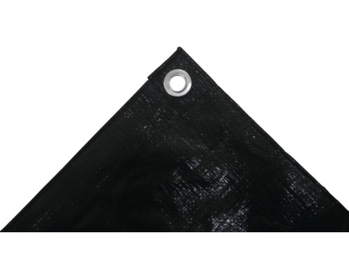 Bouwhekbescherming, bouwhekzeil 140 g/m² zwart 176 x 341 cm
