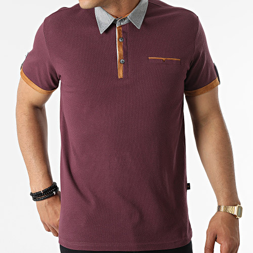 Polo A Manches Courtes JP-850 Bordeaux
