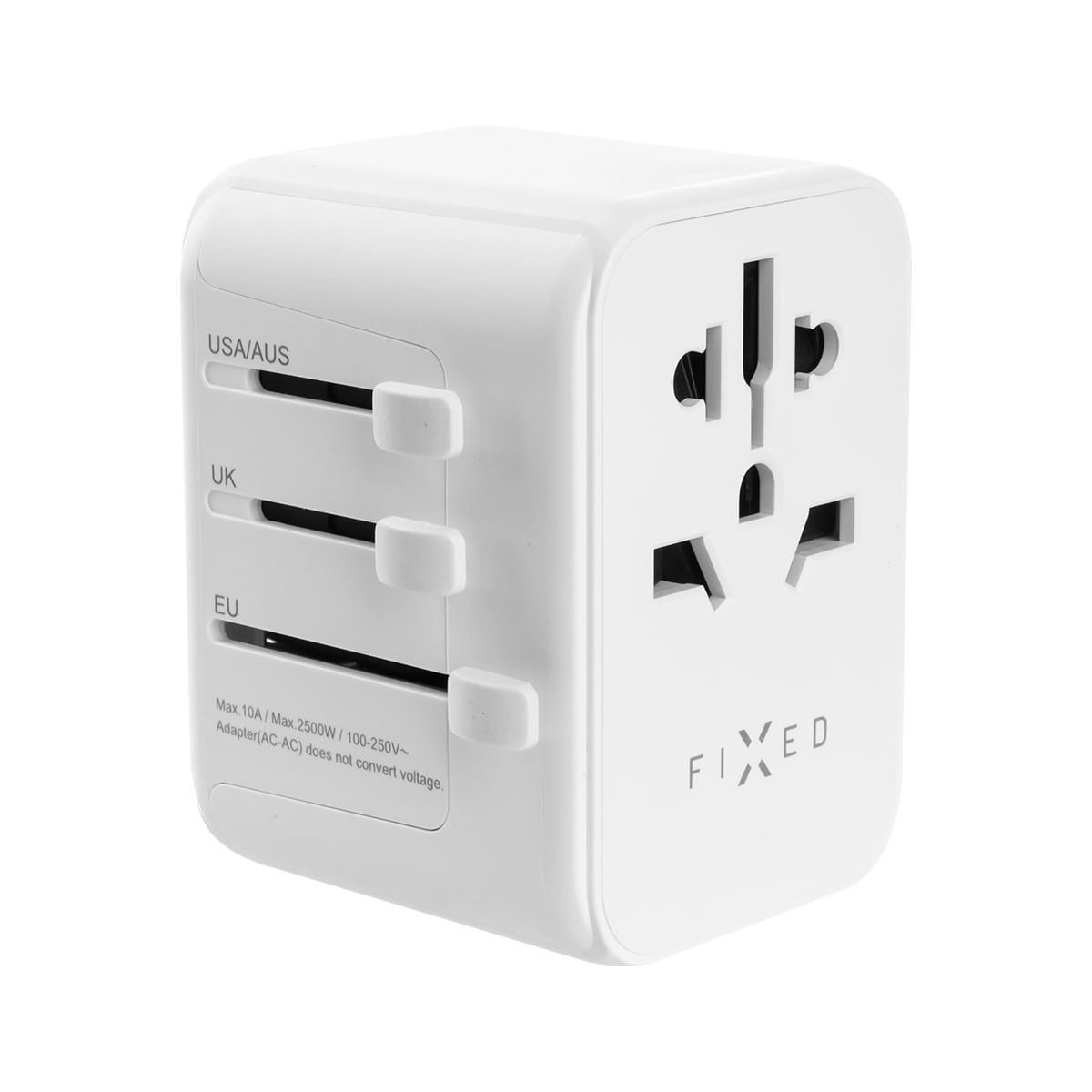 Fixed World 30W reiseadapter (hvit)
