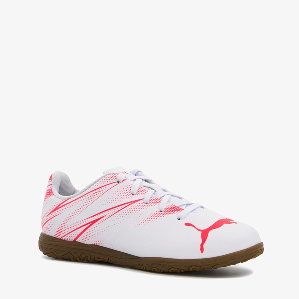 Puma Attacanto It IC kinder zaalschoenen wit