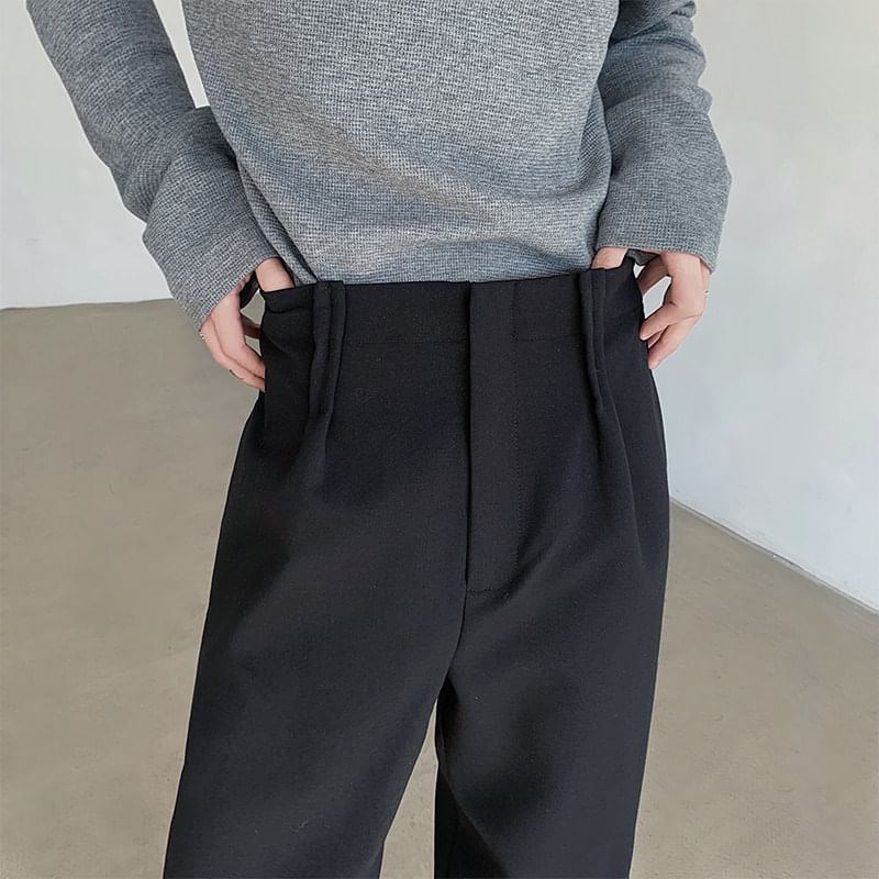 VEAZ - Hoge taille effen wijde broek