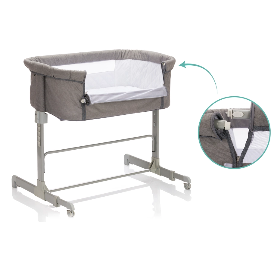 fillikid Beistellbett Relax Grau