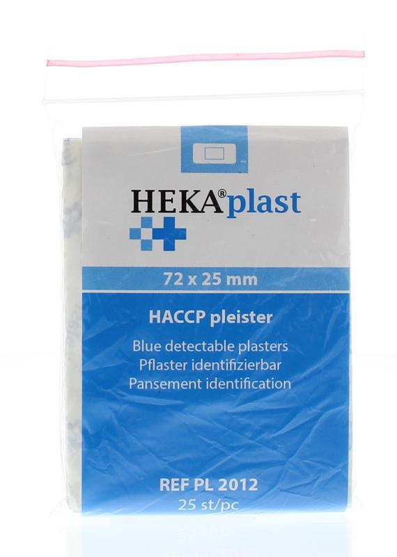 Heka Pleisters blauw 72 x 25 mm 25st