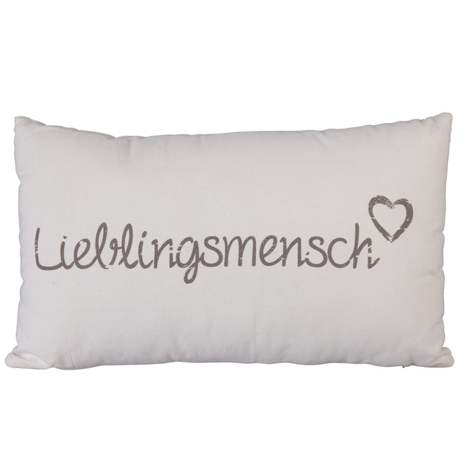Dekokissen - Lieblingsmensch - ca. 50 x 30 cm - 1 Stück