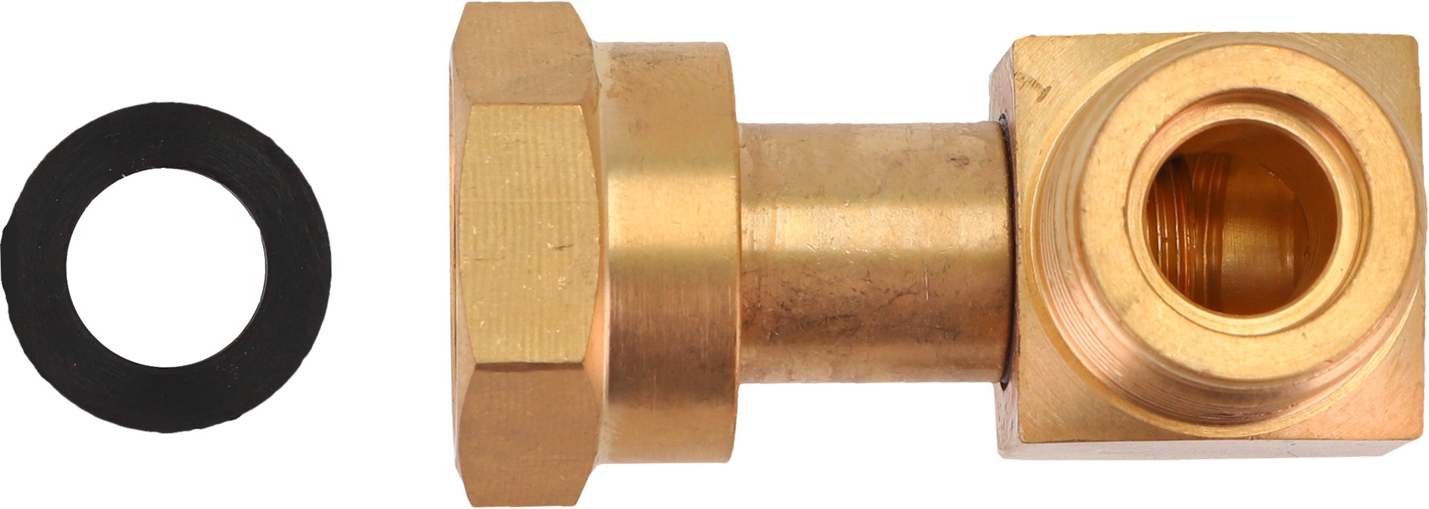 Berger Winkelstück für Gasdruckregler 90° AG M20 x 1,5 - M20 x 1,5 ÜM