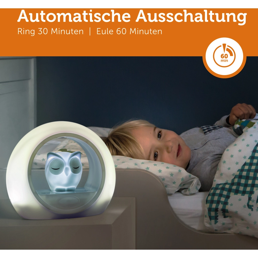 Zazu Nachtlicht LOU, grau