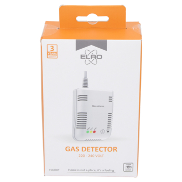 Elro FGA-13410 gasmelder voor Aardgas/Propaan/Butaan