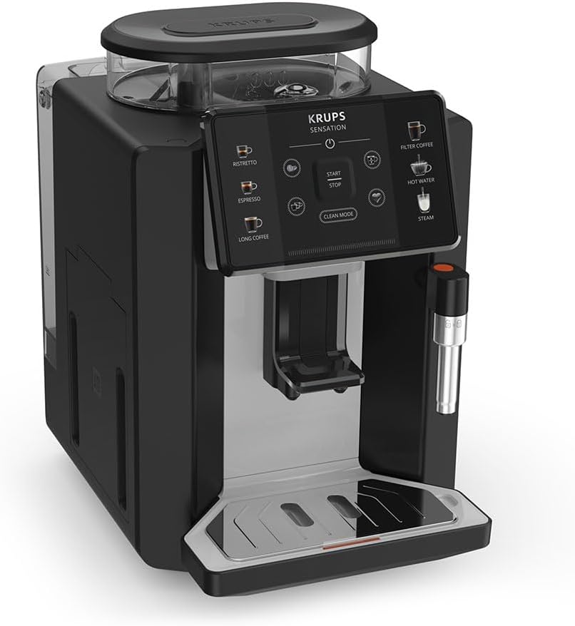KRUPS Sensation C10 EA910A10 Cafetera Superautomática mit Molinillo 15 Bares Negra