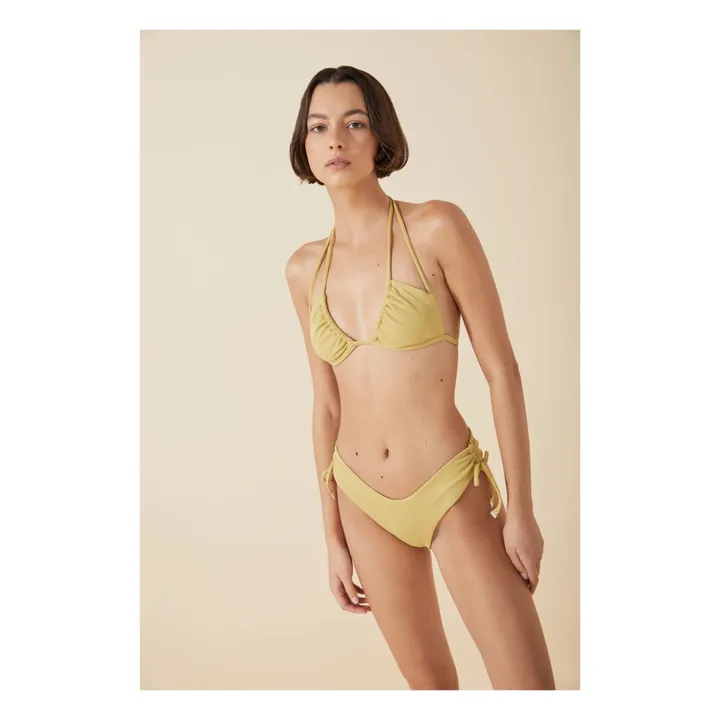 Zulu & Zephyr Haut de Maillot Citrus Côtelé | Jaune