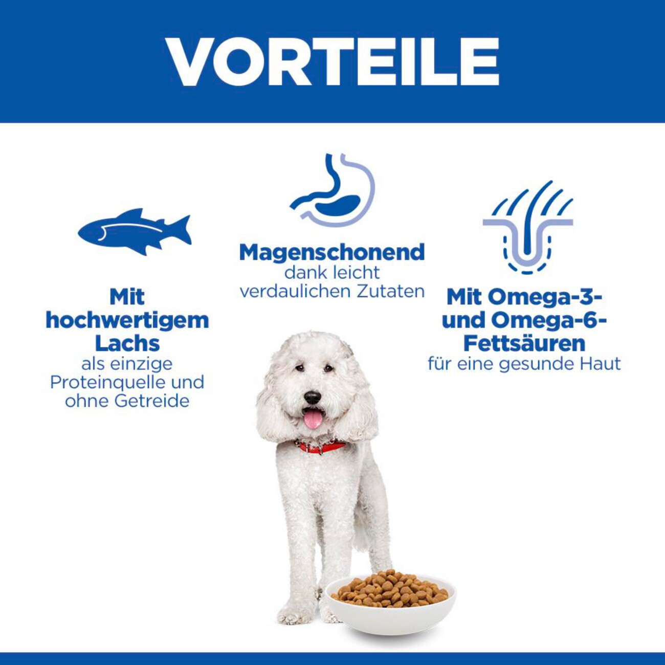 Hill's Science Plan Trockenfutter Hund Adult, Medium Breed, Hypoallergenic, mit Lachs 14 kg