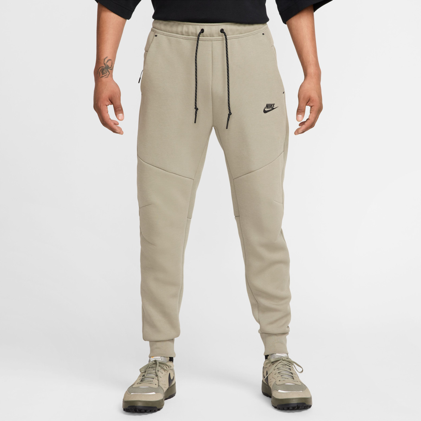 Nike Tech Fleece Sportswear Trainingspak Grijsgroen Zwart