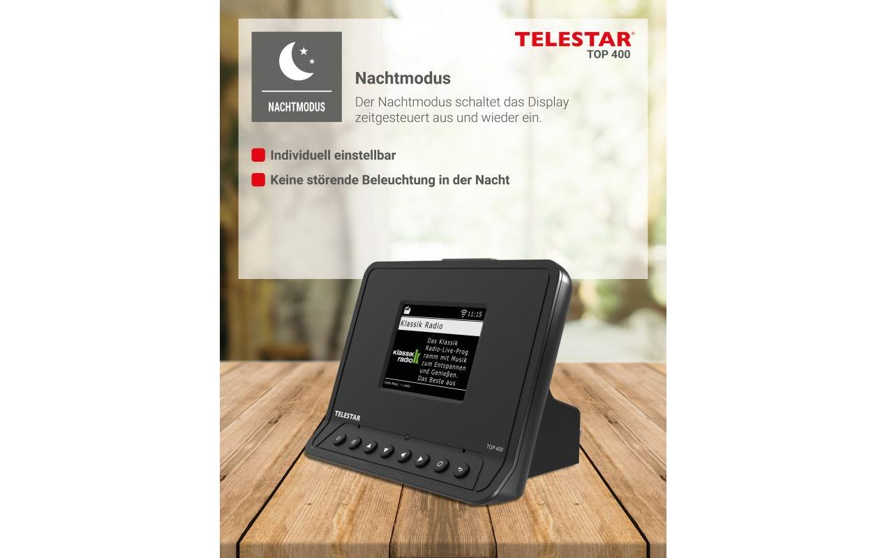 TOP 400 Schwarz<br>HiFi-Adapter mit DAB+/FM und Internetradio