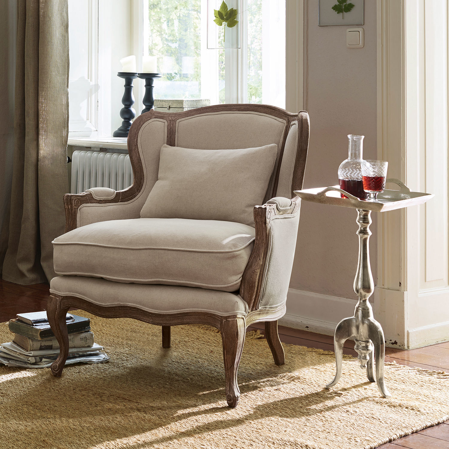 Sessel Kingswinford creme