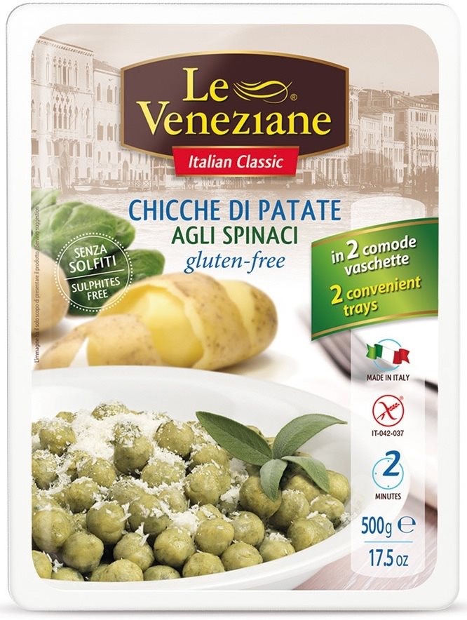 LE VENEZIANE Gnocchi mit Spinat glutenfrei 500 g