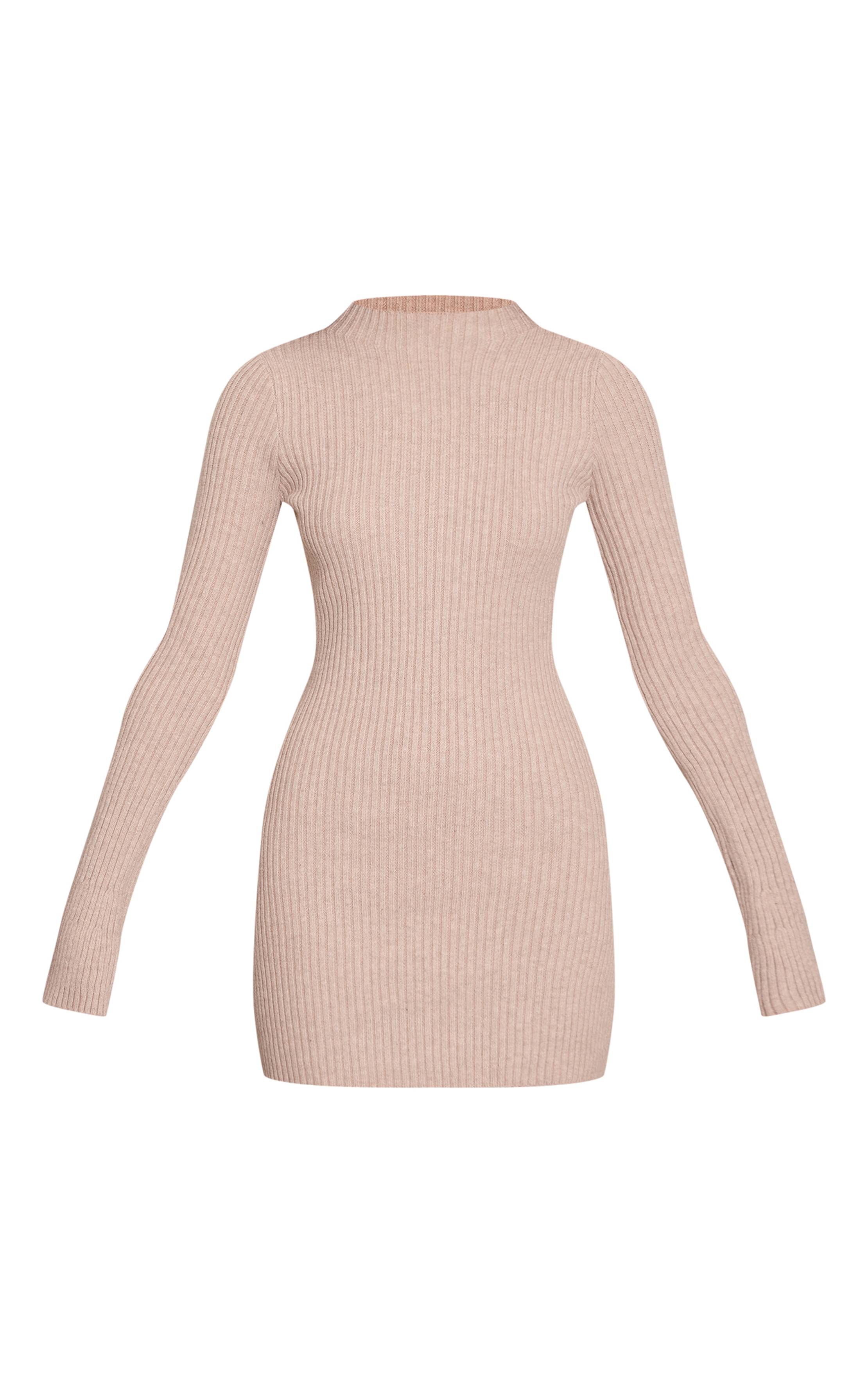 Avoine Robe En Maille Côtelée