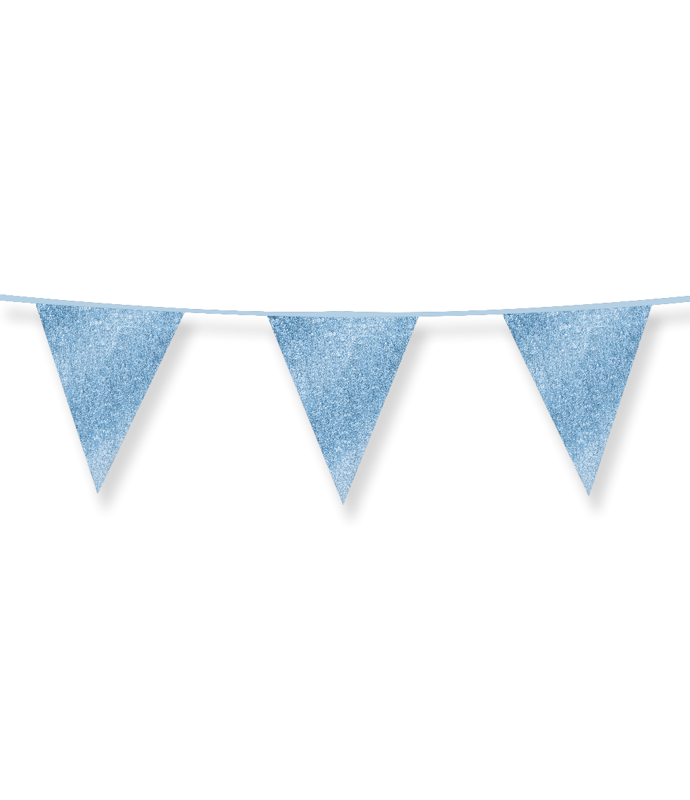Blauwe Slinger Glitters 6m