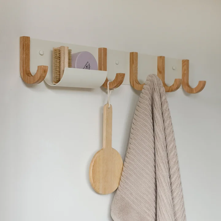 Design Letters - Jay Garderobe, L 43 cm, beige / hellblau