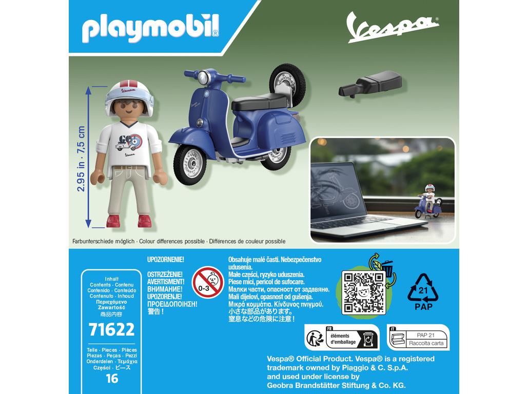 1969 VESPA 150 SPRINT PLAYMOBIL