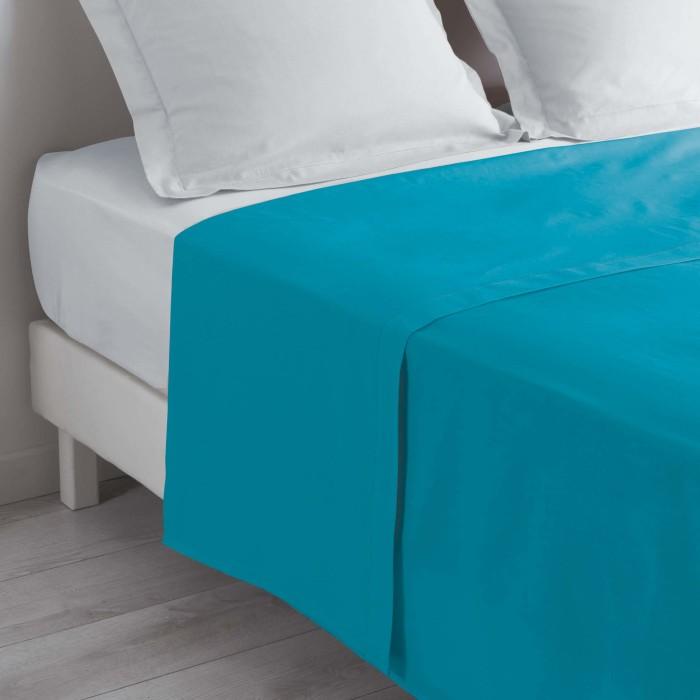 DRAP PLAT 1 PERSONNE 180X290CM LINA OUTREMER