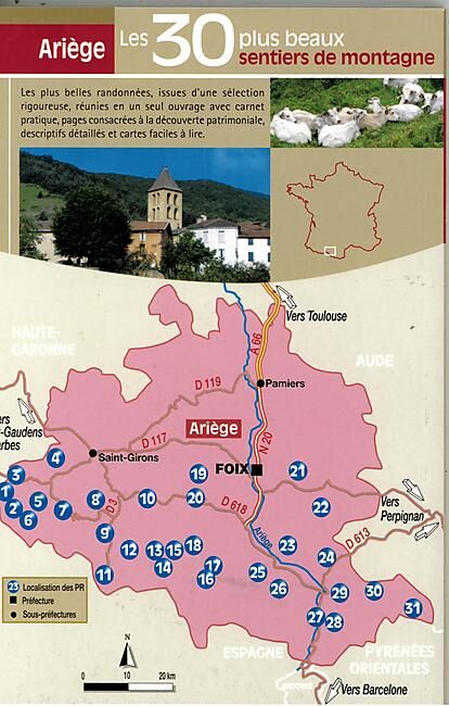 CHAMINA - 30 PLUS BEAUX SENTIERS ARIEGE