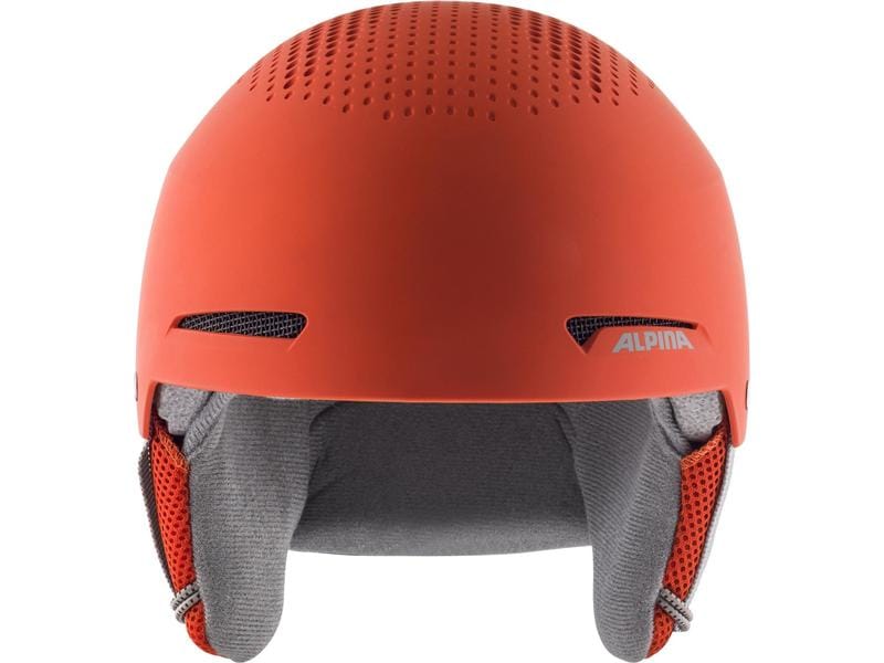 alpina Helm Zupo Pumpkin-Orange Mat, S Kinder-Skihelm