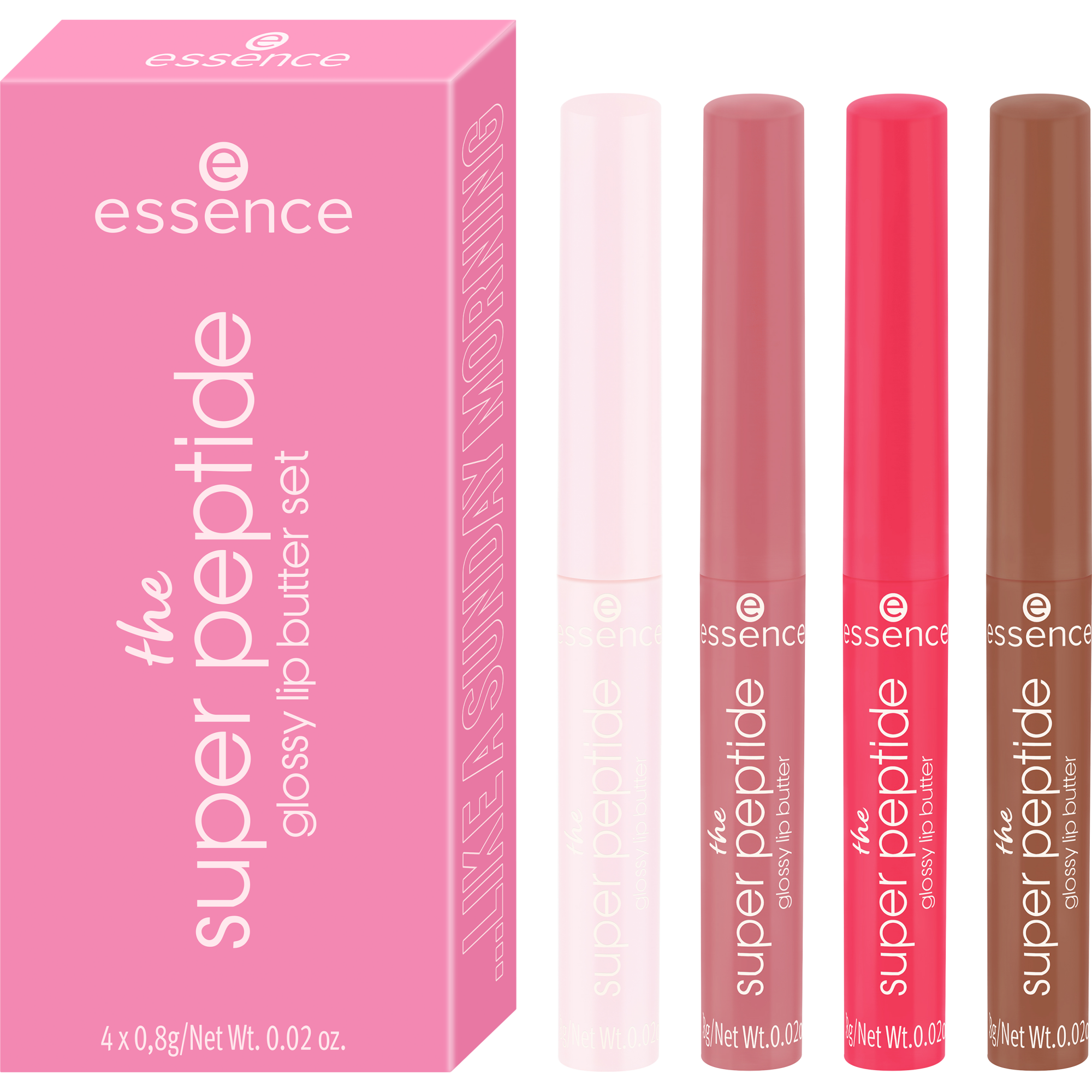 the super peptide glossy lip butter set ...LIKE A SUNDAY MORNING