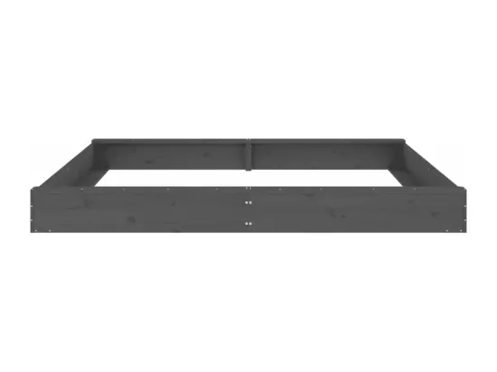 Bac à sable jeu bois marron 200 x 200 x 20 cm 02_0041519