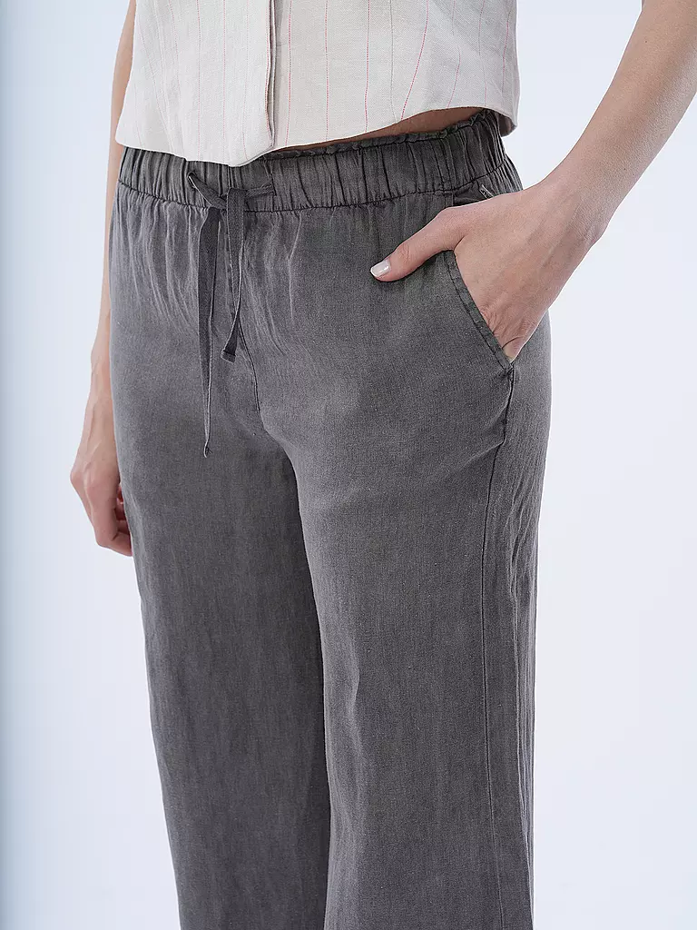 ECOALF Leinenhose MOSAALF grau